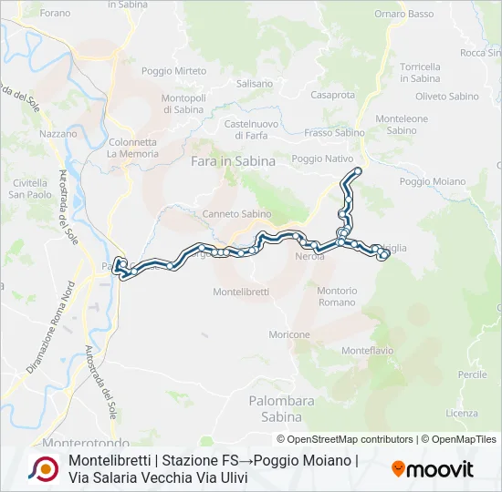 COTRAL Bus Line Map