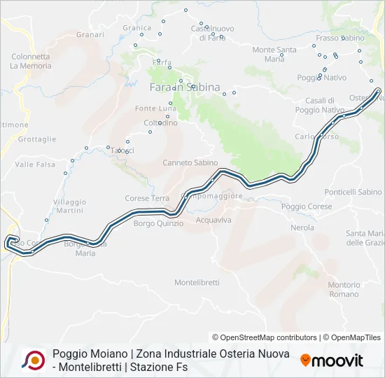 COTRAL Bus Line Map