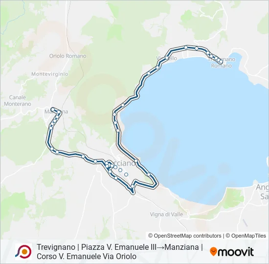 COTRAL Bus Line Map