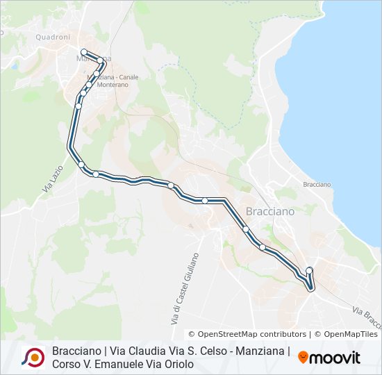 COTRAL bus Line Map