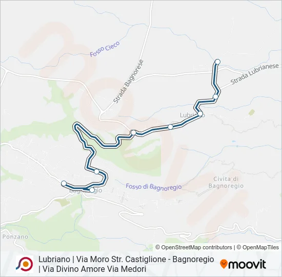COTRAL Bus Line Map