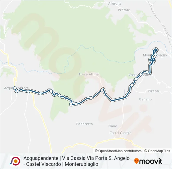 COTRAL Bus Line Map