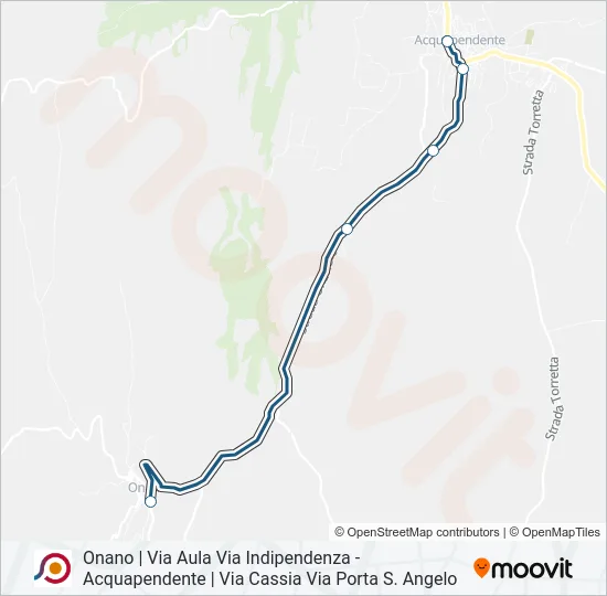 COTRAL Bus Line Map