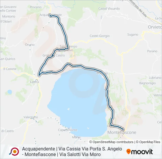 COTRAL Bus Line Map