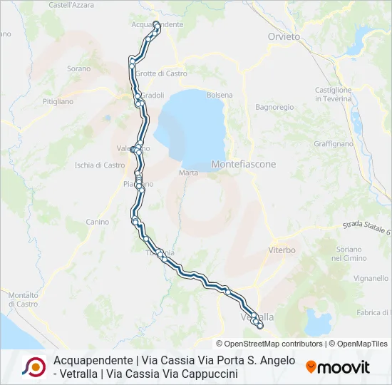 COTRAL Bus Line Map