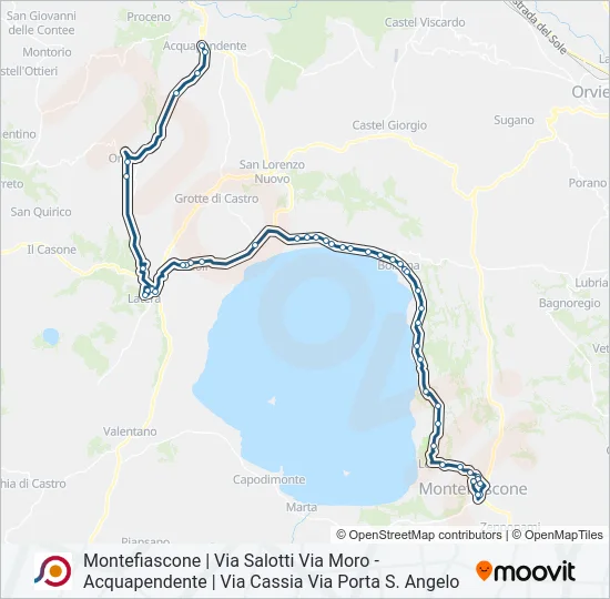 COTRAL Bus Line Map