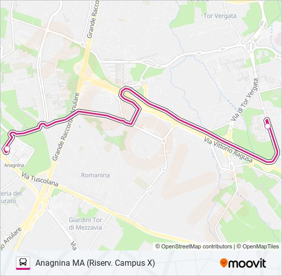 CXSHUTTLE bus Line Map