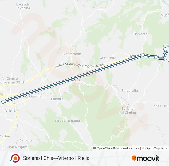 COTRAL Bus Line Map
