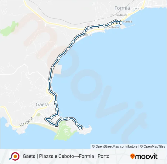 COTRAL Bus Line Map