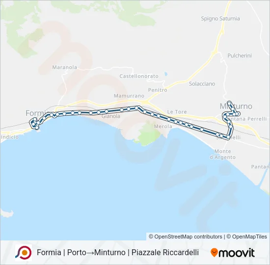 COTRAL Bus Line Map