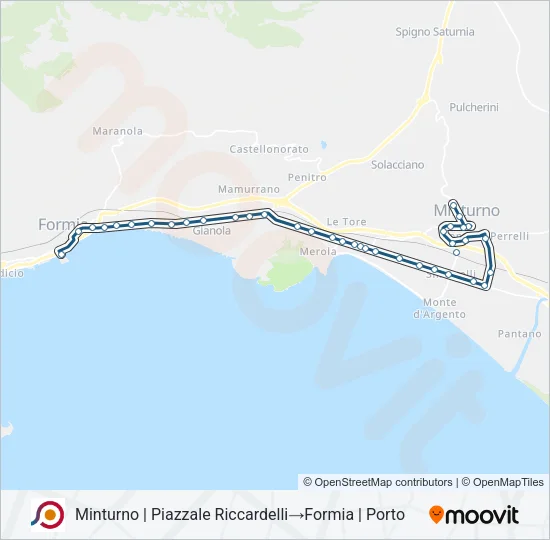 COTRAL Bus Line Map