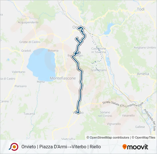 COTRAL Bus Line Map