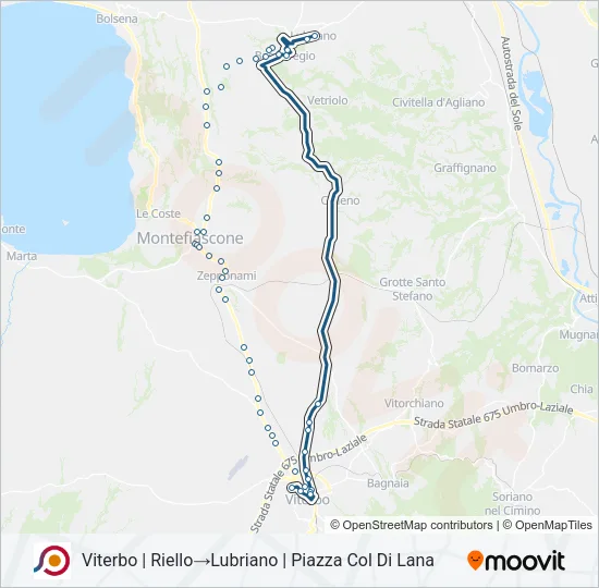 COTRAL Bus Line Map