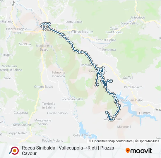 COTRAL Bus Line Map