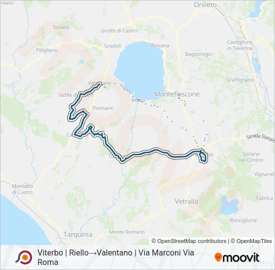 COTRAL Bus Line Map