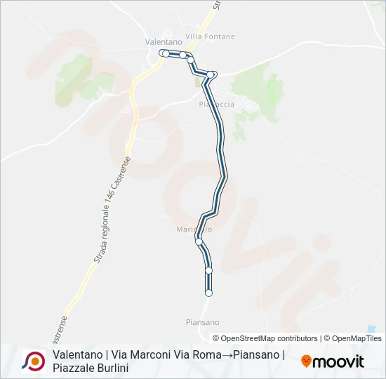 COTRAL Bus Line Map