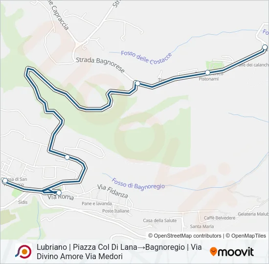 COTRAL Bus Line Map