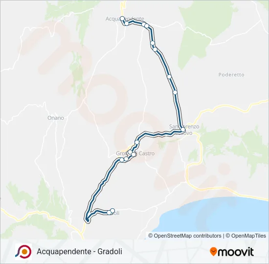 COTRAL Bus Line Map