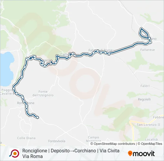COTRAL Bus Line Map