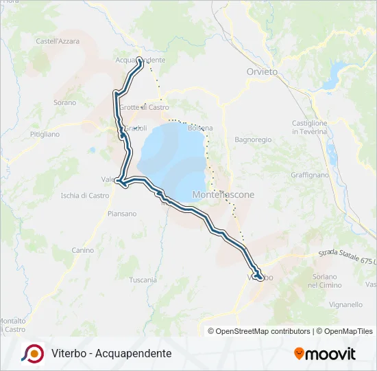 COTRAL Bus Line Map