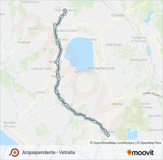 COTRAL Bus Line Map