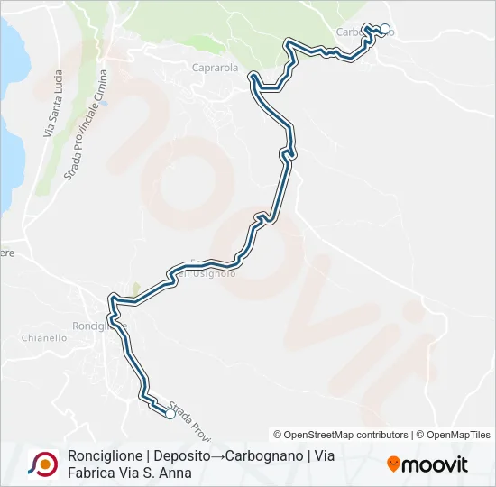 COTRAL Bus Line Map