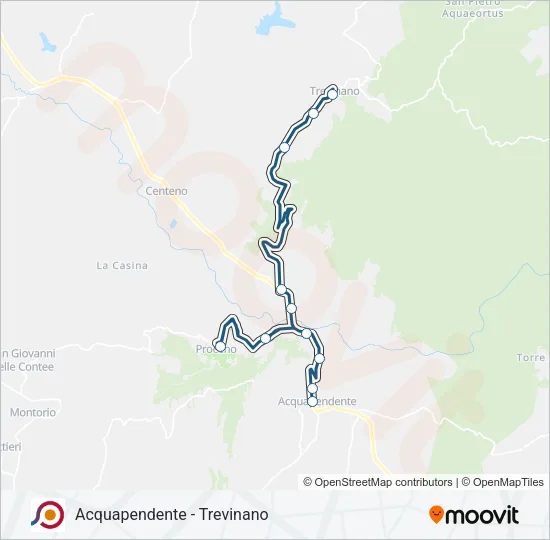 COTRAL Bus Line Map