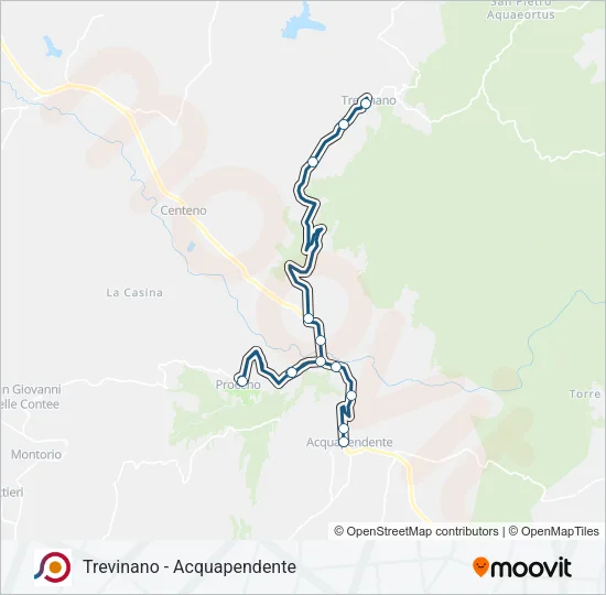 COTRAL Bus Line Map