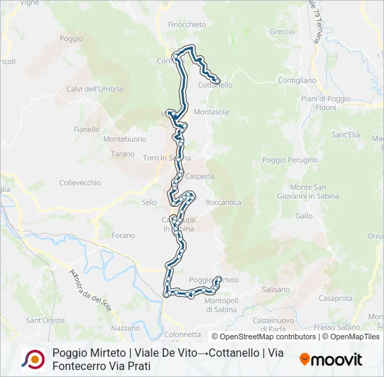 COTRAL Bus Line Map
