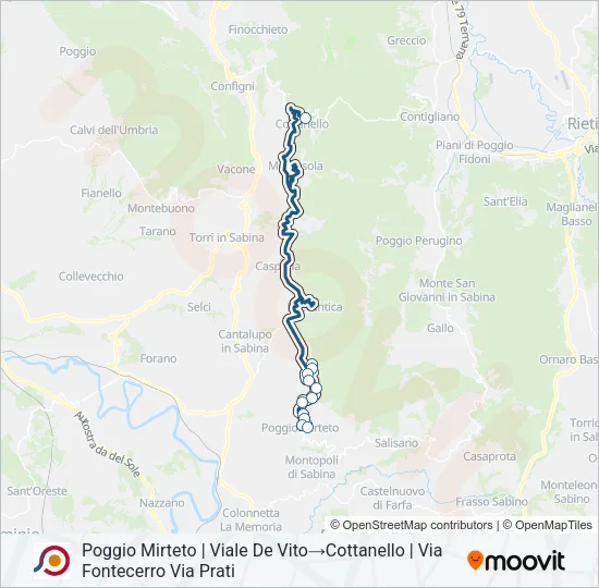 COTRAL Bus Line Map