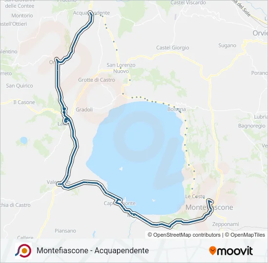 COTRAL Bus Line Map