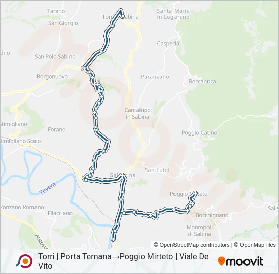 COTRAL Bus Line Map
