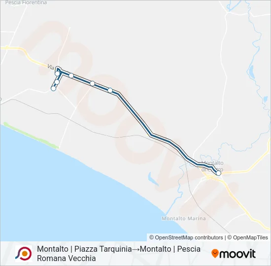 COTRAL Bus Line Map