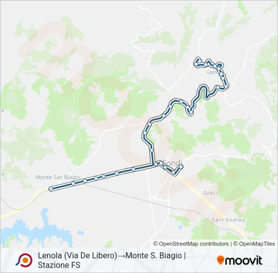 COTRAL Bus Line Map