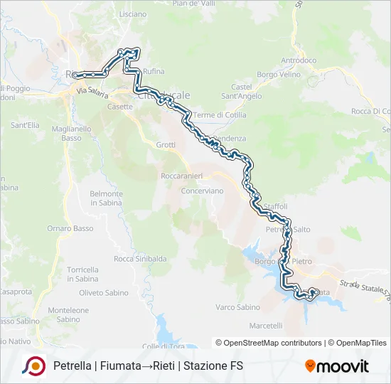 COTRAL Bus Line Map