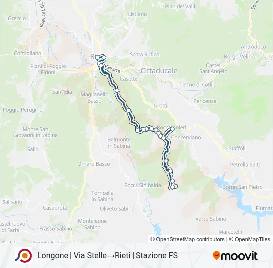 COTRAL Bus Line Map