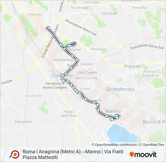 COTRAL Bus Line Map