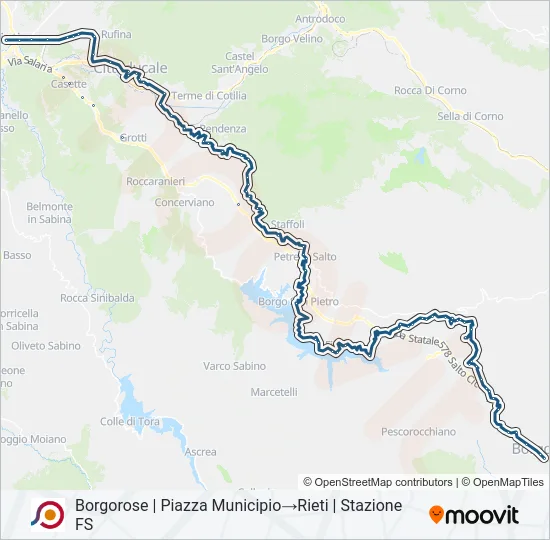 COTRAL Bus Line Map