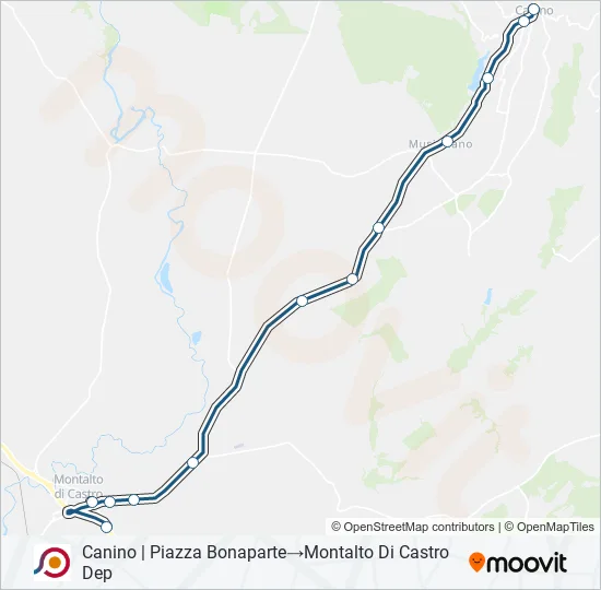 COTRAL Bus Line Map