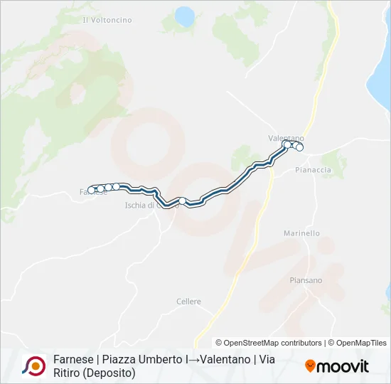 COTRAL Bus Line Map