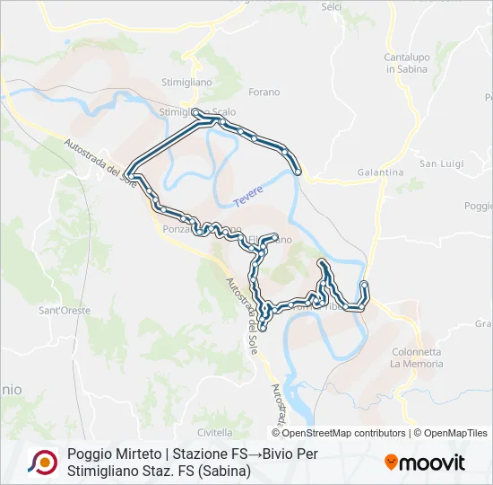 COTRAL Bus Line Map