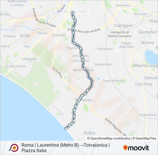 COTRAL bus Line Map