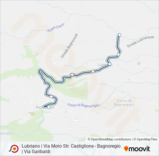COTRAL Bus Line Map