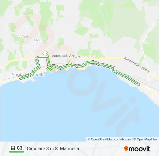 C3 Bus Line Map