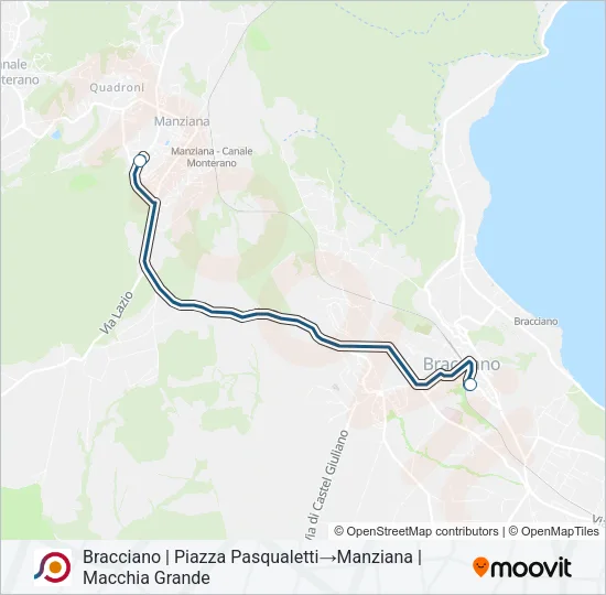 COTRAL Bus Line Map
