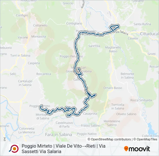 COTRAL Bus Line Map
