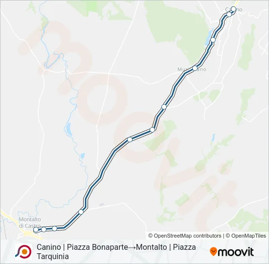 COTRAL Bus Line Map