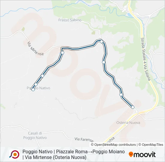 COTRAL Bus Line Map