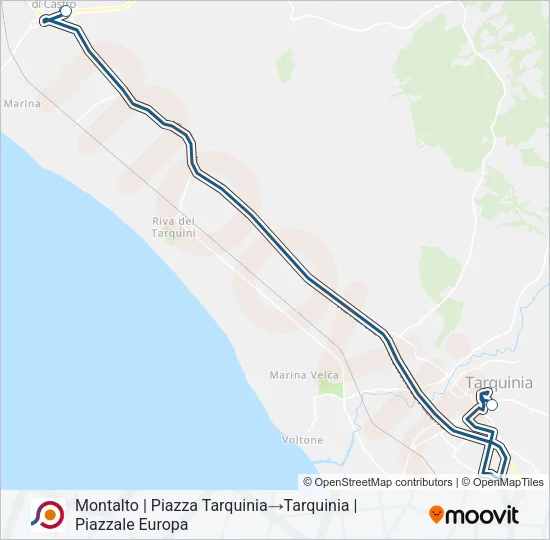 COTRAL Bus Line Map