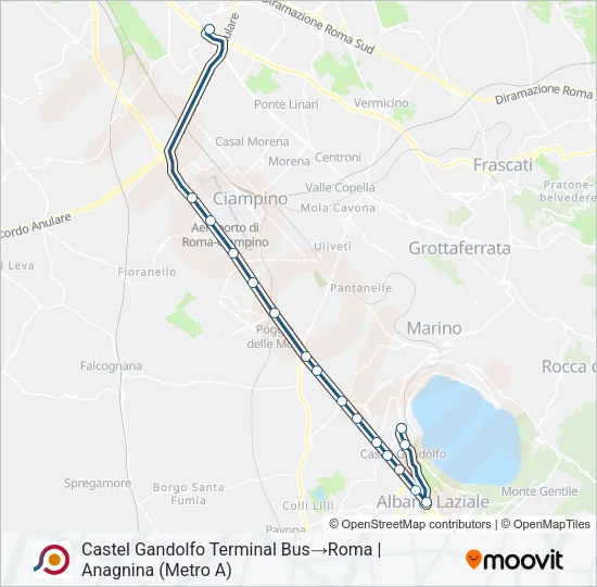 COTRAL Bus Line Map